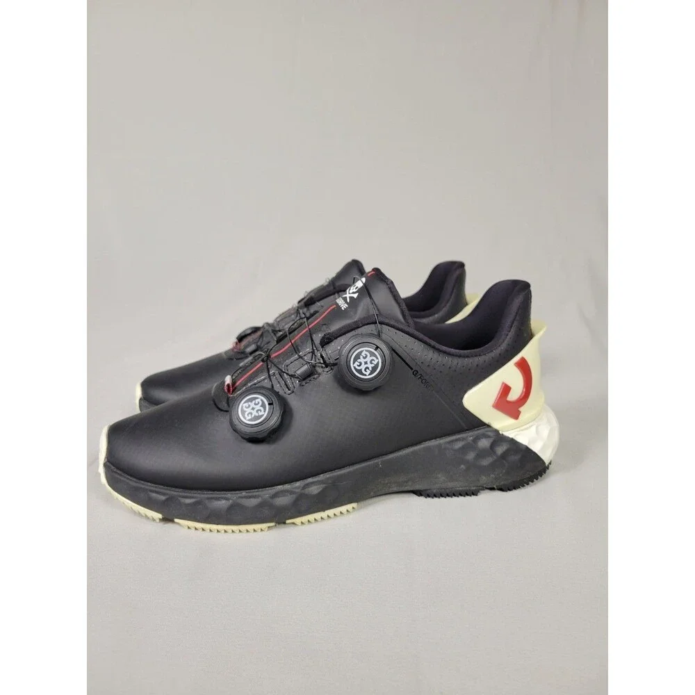 G/FORE G/DRIVE Spikeless Golf Shoes Mens Size 7.5 Onyx Waterproof G4MF21EF32